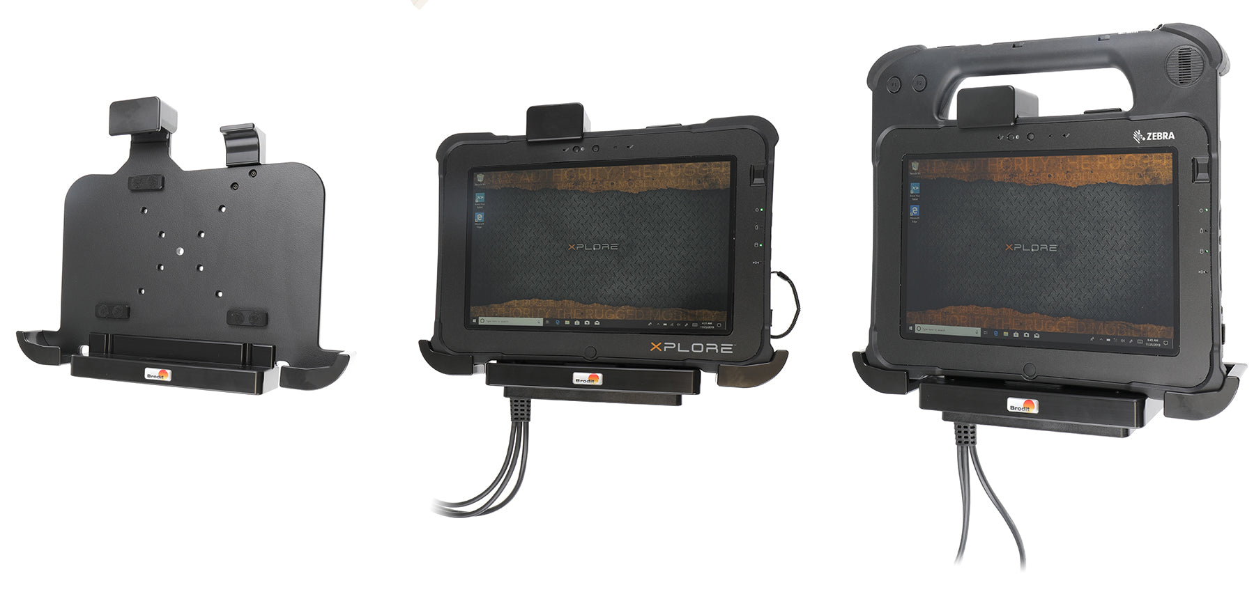 Brodit Houder met Slot 216122 - Tablethouder Xplore L10 Xslate / L10 Xpad / Zebra L10 Xslate / L10 Xpad