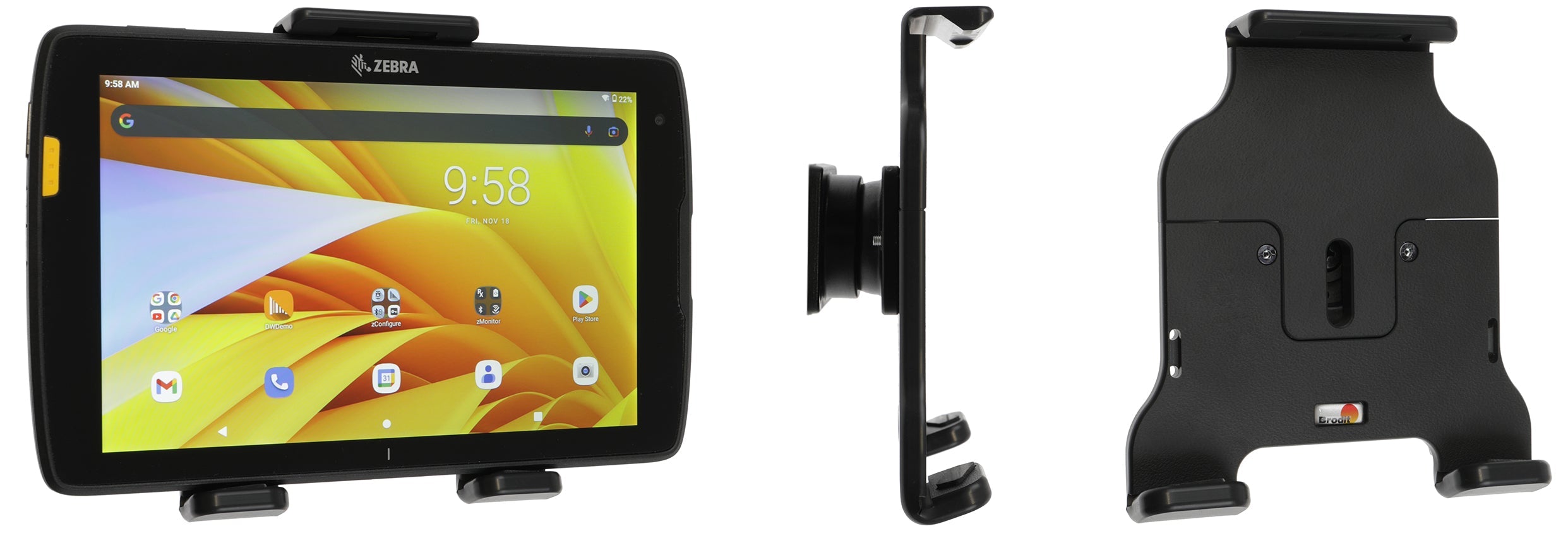 Passive holder with tilt swivel 216336