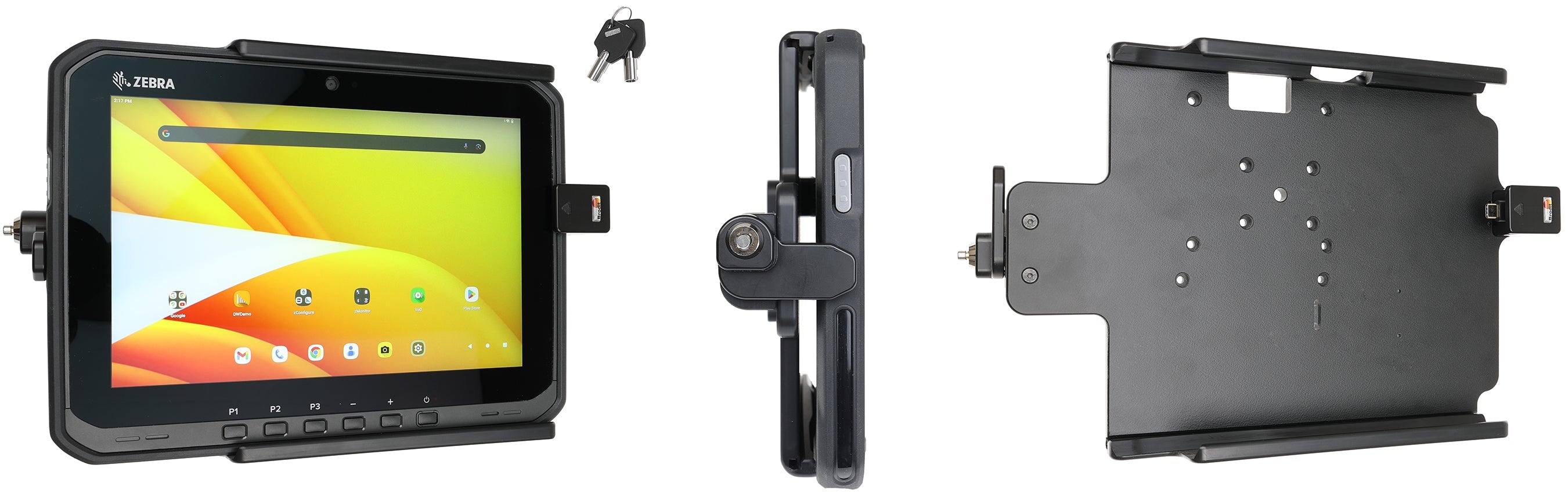Holder with key-lock 216467