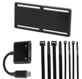 USB-C Splitter, PD 60W + 3.5 mm Audio, with cable retention 216483