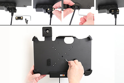 Brodit Tafelstandaard 217019 - Pepperl+Fuchs Tab-IND 10 Scanner Frame