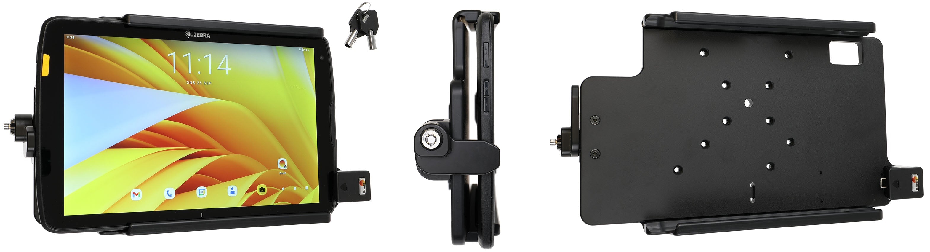 Holder with key-lock 217048