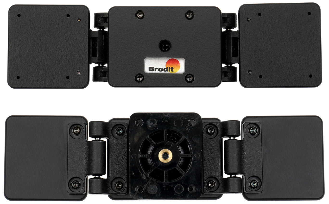 Mounting plate with hinges 217160