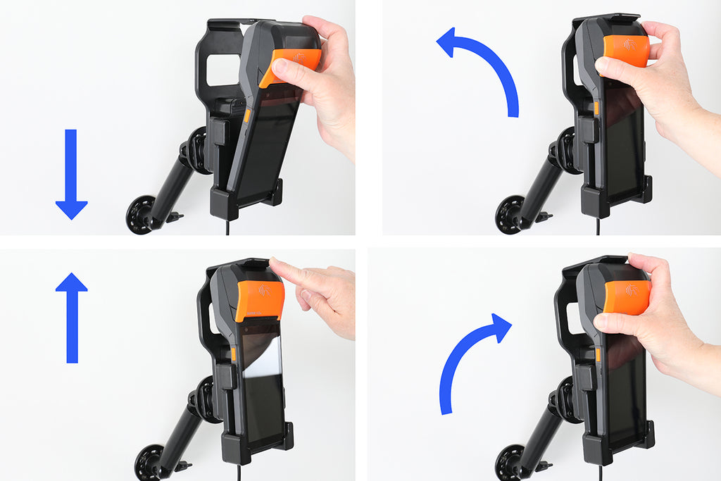 Brodit houder voor Sunmi V2s pogo,AMPS - Telefoon- & Tablethouder - artikel 217197 - afbeelding 3
