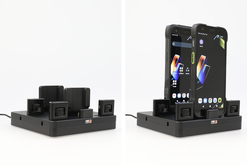 Brodit ProAdapt USB-C-desktoplaadstation met 2 sleuven en draaiknoppen - artikel 217230 - afbeelding 4