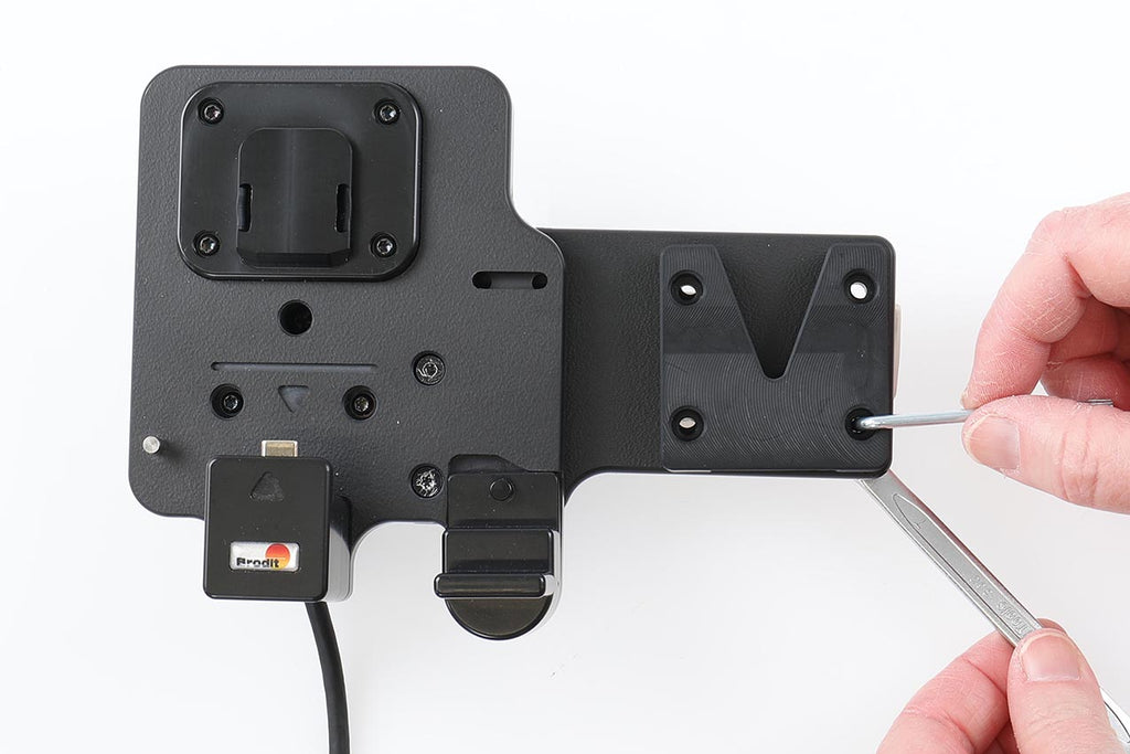 Brodit V-slot montageclip met AMPS-gaten M4 - Montageaccessoires - artikel 217266