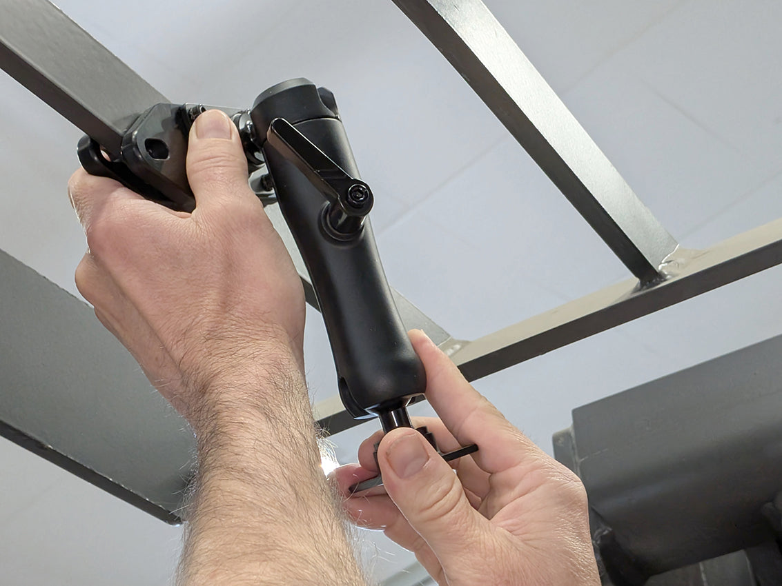 Brodit houder voor Heavy Duty Pedestal Forklift Mount 194mm 5-130mm/97mm - Telefoon- & Tablethouder - artikel 217268