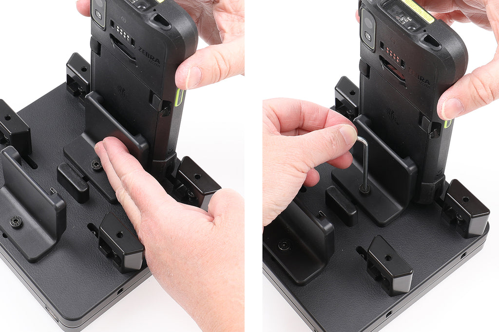Brodit ProAdapt USB-C-desktoplaadstation met 2 sleuven en inbusschroeven - artikel 217287 - afbeelding 2