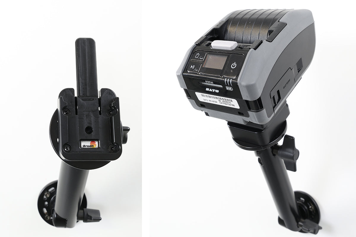 Brodit 217335 printerhouder Sato PW2NX – product- en montagebeeld 4