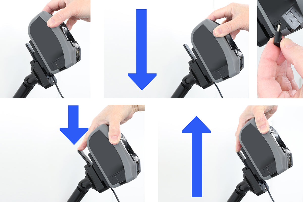 Brodit 217336 printerhouder Sato PW2NX – product- en montagebeeld 3