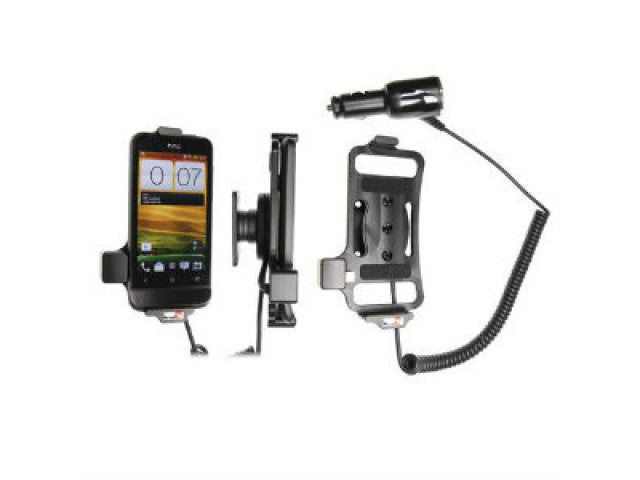 Brodit - HTC One V T320e Actieve houder met 12/24V lader. Let op: Uitlopend artikel, Kan niet retour! - Telefoon- & Tablethou