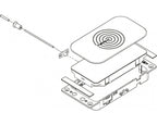 Inbay® Kit 3-spoelen 15W met rubberen pad + lichtgeleider-set