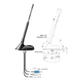 Combi antenne AM/FM / DAB / GPS 3x Fakra M 0.2m
