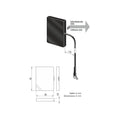 Antenna smartmeter kunststof GSM UMTS WLAN MCX M 0.2m