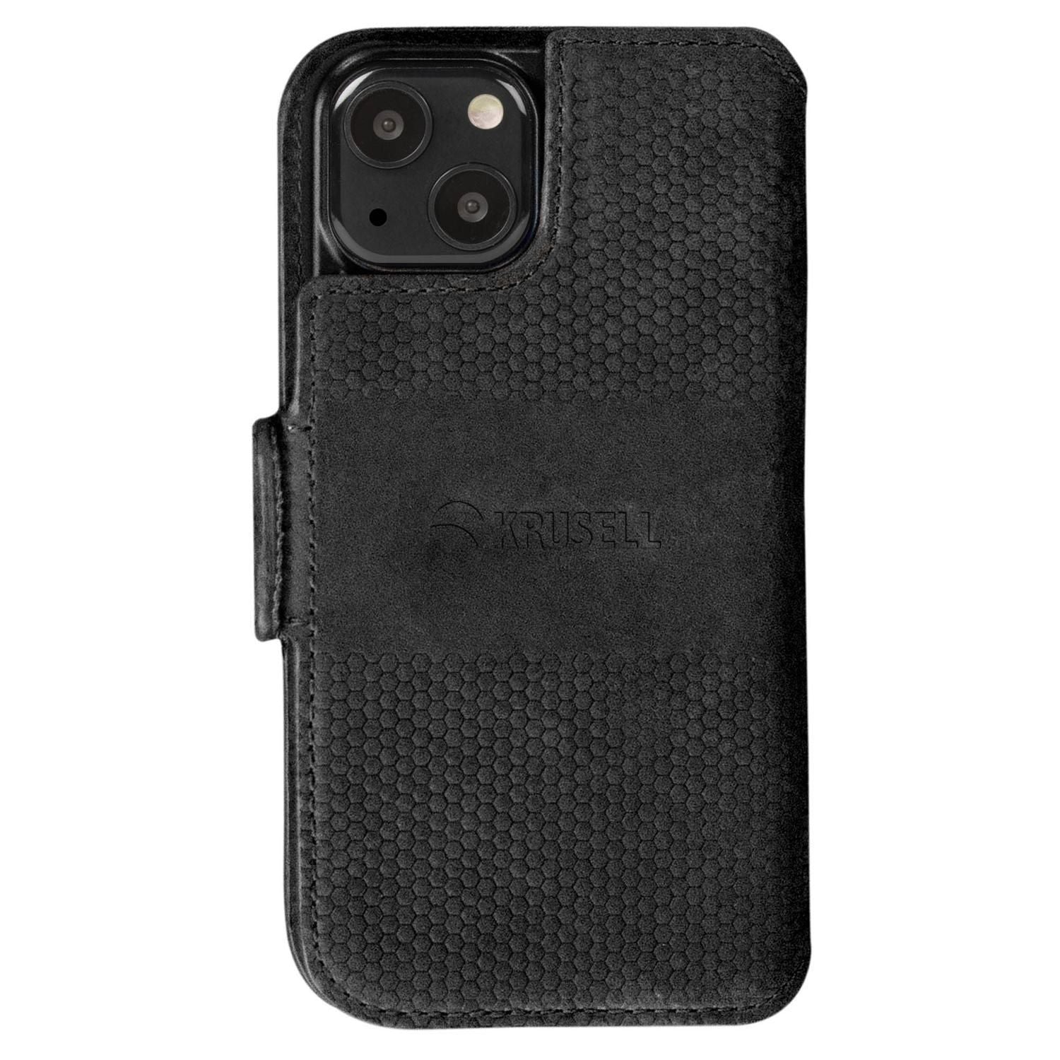 Krusell Leather Phone Wallet Apple iPhone 13 - black
