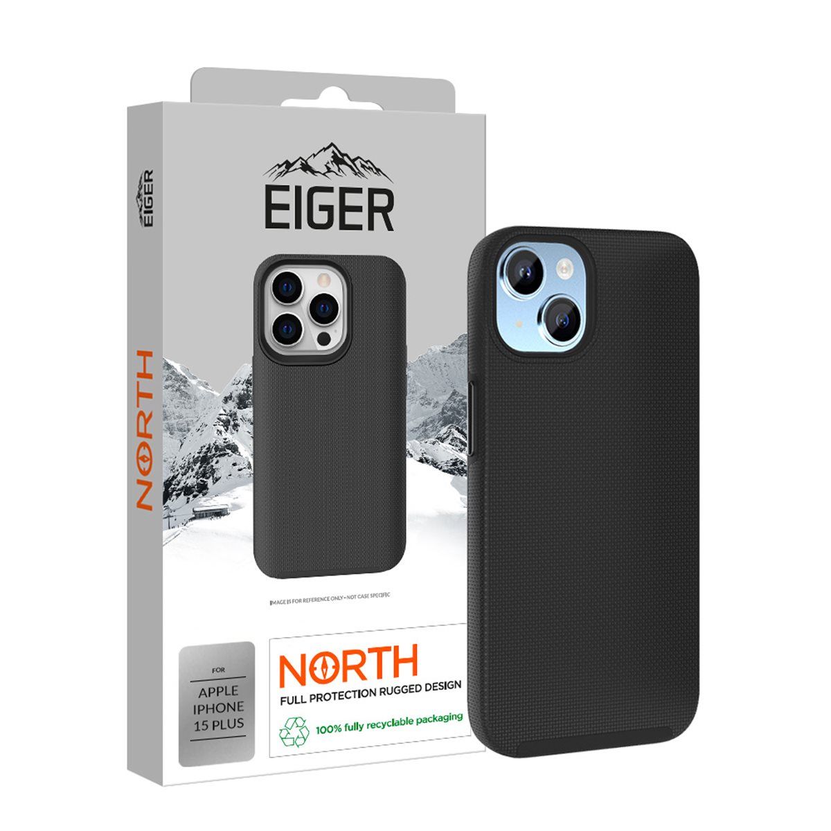 Eiger North case Apple iPhone 15 Plus - black