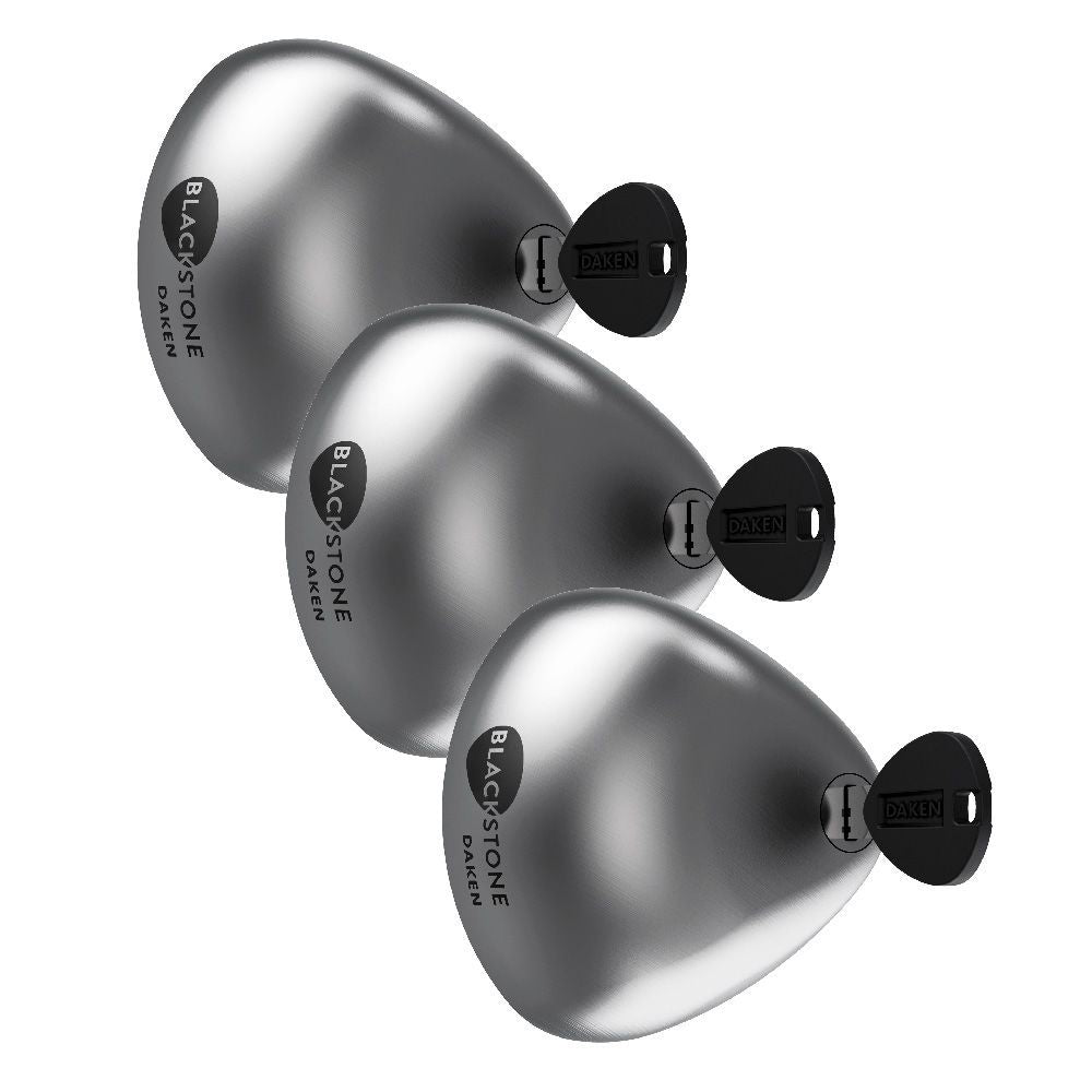 Blackstone Silver Combo veiligheidsslot 3 stuks 6 sleutels