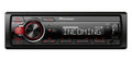 Pioneer MVH-330DAB Receiver 1DIN USB/BT/DAB+ rood