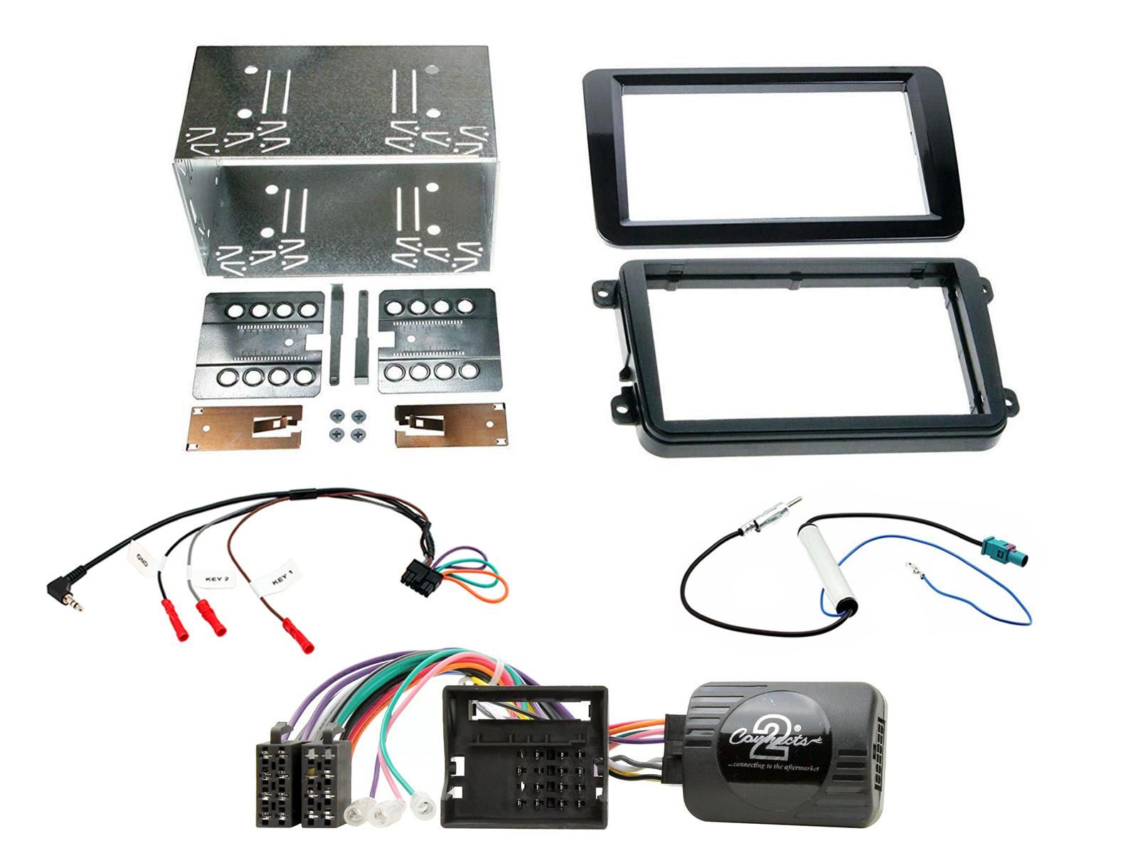 2DIN KIT Skoda Fabia 07-14