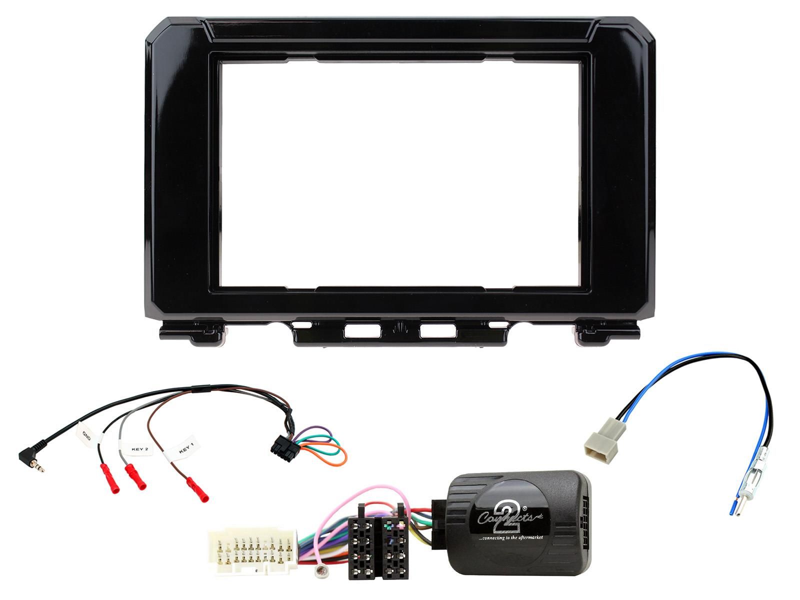 2DIN KIT Suzuki Jimny 2018 - piano zwart