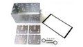 2-DIN frame Kia Sportage 08-10 zwart
