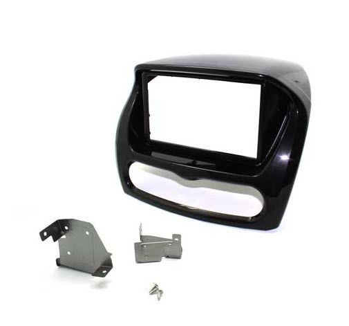 2-DIN frame Citroen C-Zero Mitsubishi iMIEV 10- piano zwart