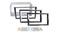 2-DIN frame Opel Astra Corsa 04-met/zondr knick piano zwart