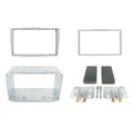 2-DIN frame Opel Astra Corsa 04-10 zilverkleurig