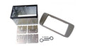 2-DIN frame Seat Ibiza 08-14 metaal licht-grijs