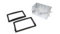 2-DIN frame Ssangyong Rexton 06-12 zwart