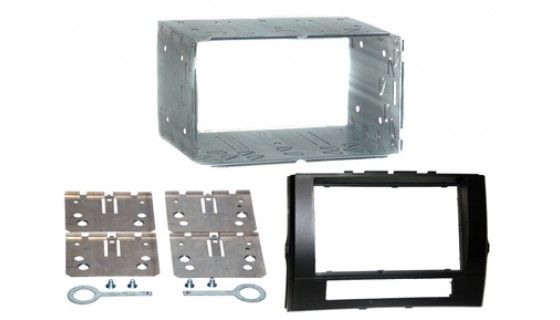 2-DIN frame Toyota Corolla Verso 04-09 metaal zwart