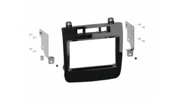 2-DIN frame VW Touareg 10-14 piano zwart