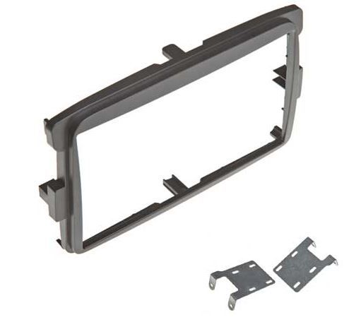 2-DIN frame Dacia Duster Logan Sandero Dokker 12-17 grijs