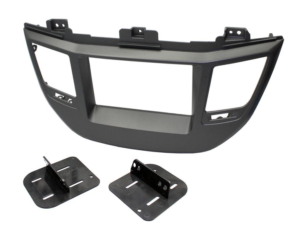 2-DIN frame Hyundai Tucson 15-19 zilver