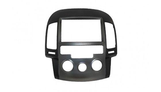2-DIN frame Hyundai I30 07-12 manuele airco zwart