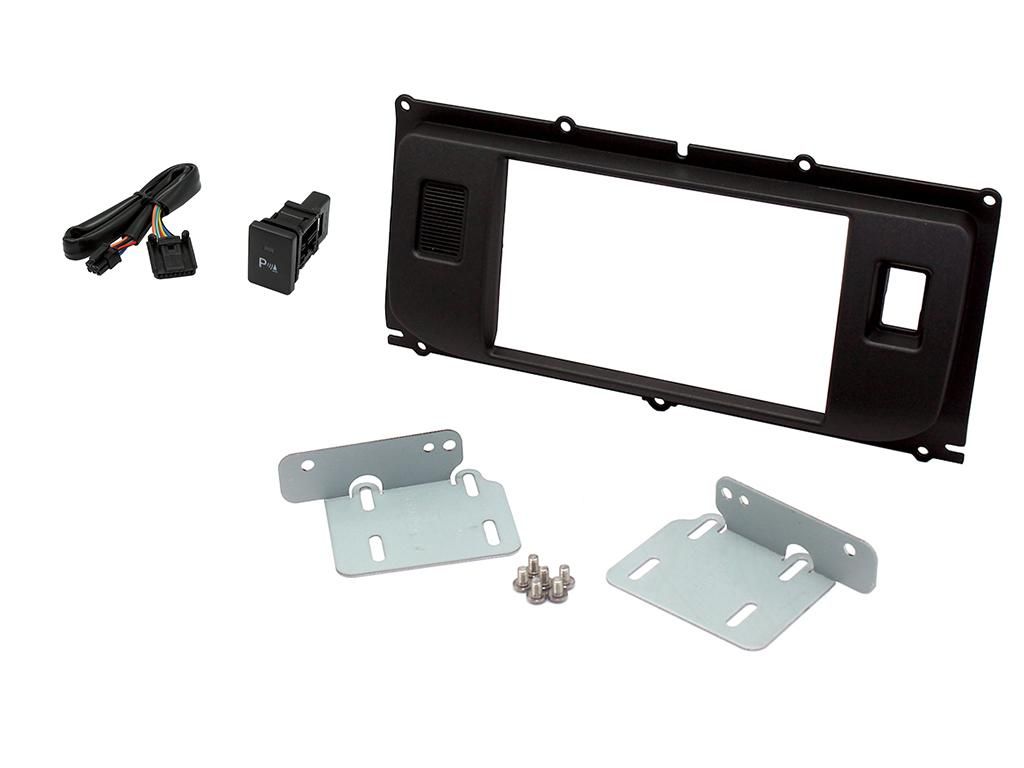 2-DIN frame LR RR Evoque 11- + pdc b tot 5 display zwart