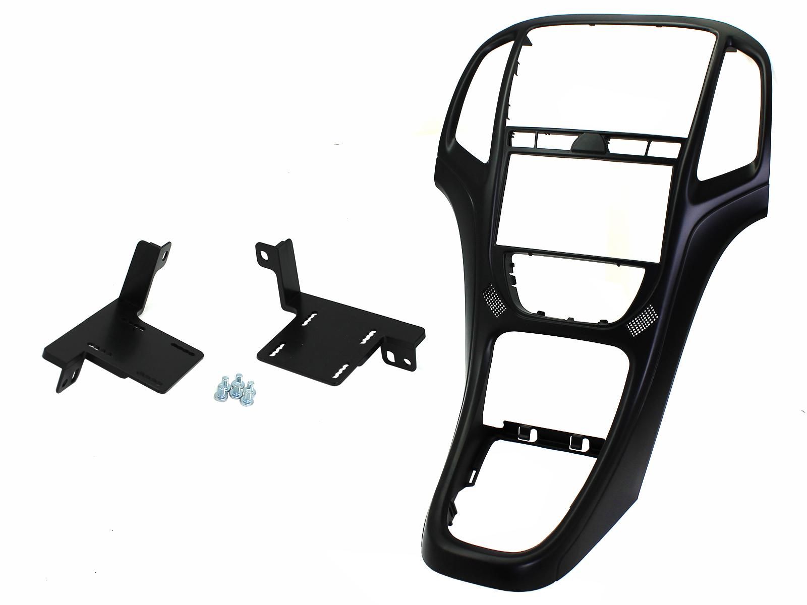 2-DIN frame Opel Astra 10-16 lang zwart