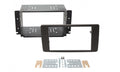 2-DIN frame MAN TGS TGX 07- rubber touch zwart