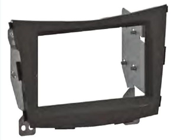 2-DIN frame Ssangyong Tivoli 15-19 piano zwart