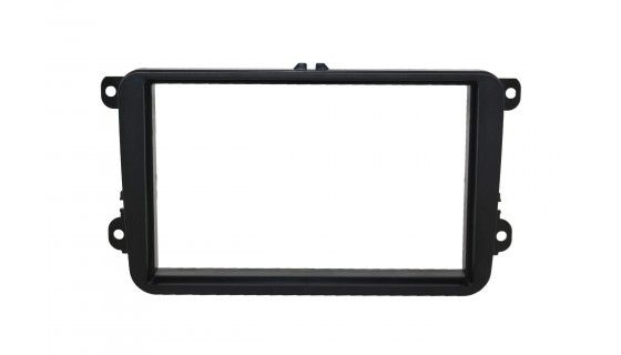 2-DIN frame Skoda VW Golf 5-6 T5 08-15 zwart