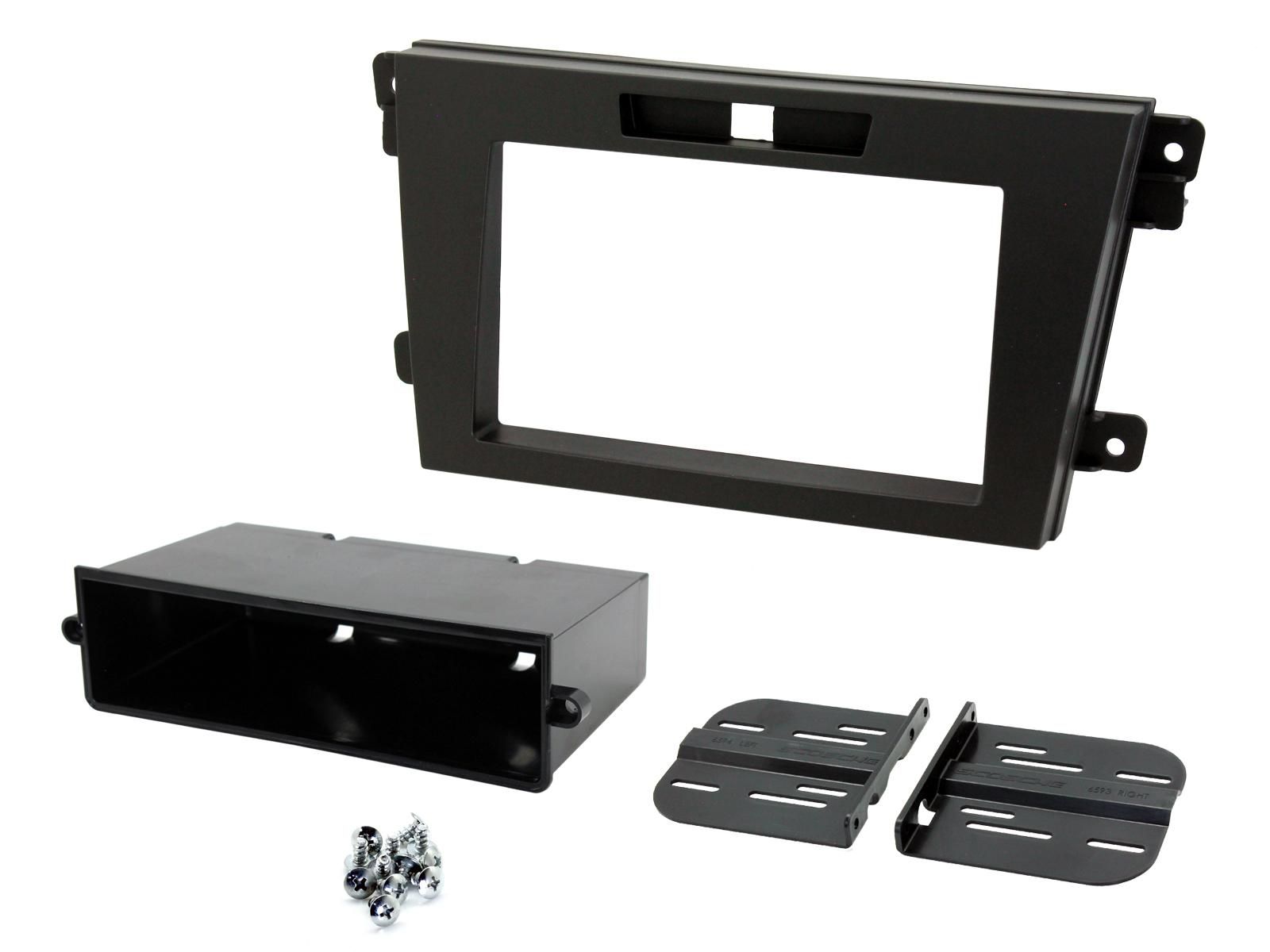 2-DIN frame Mazda CX-7 09-12 met bakje zwart
