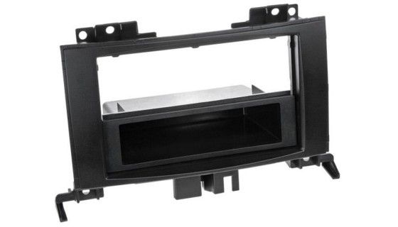 2-DIN frame Mercedes Sprinter VW Crafter 07- met bakje zwa