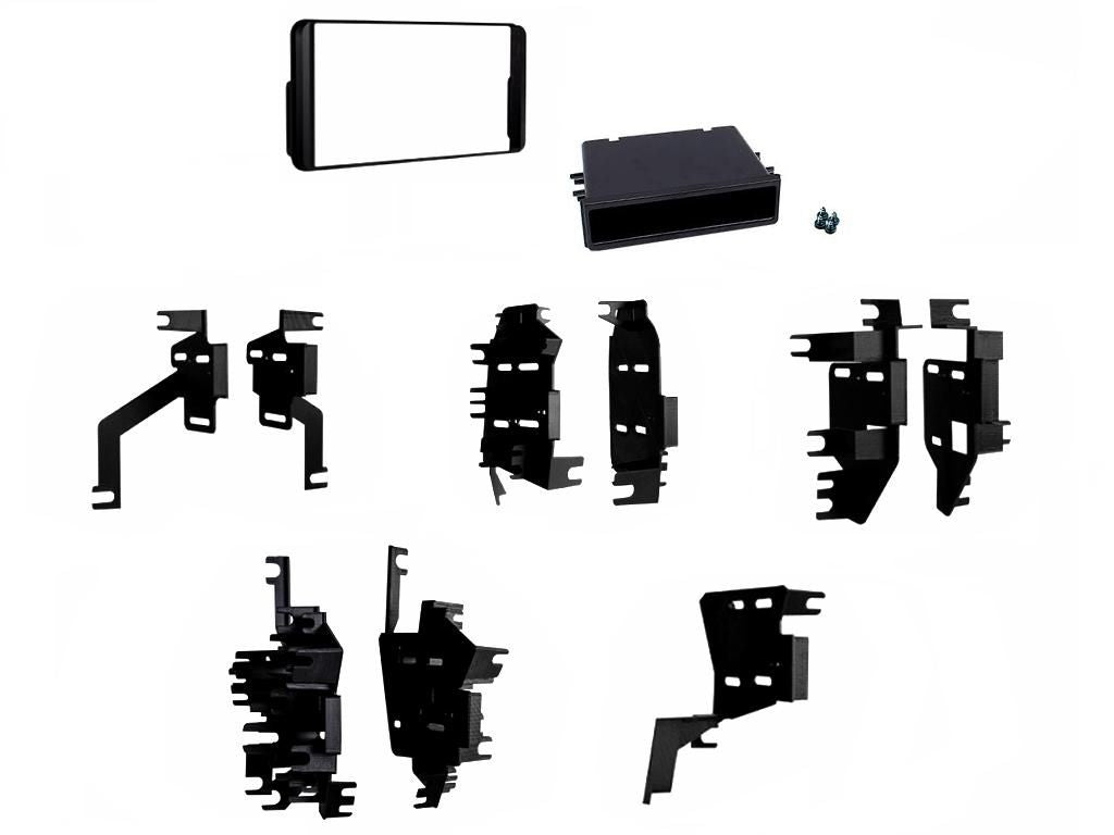 2-DIN frame Toyota 4Runner Celica RAV4 Yaris bakje zwart