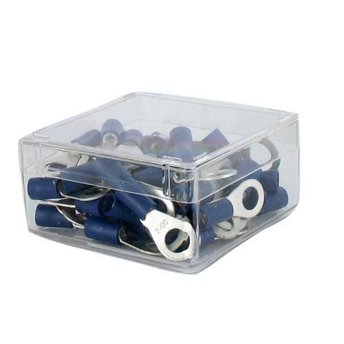 -1 - Kabelschoen ring, blauw M6 kabel Ø 1.5 - 2.5 mm 50 stuks - Universele Kabels & Connectoren - artikel 2681000050