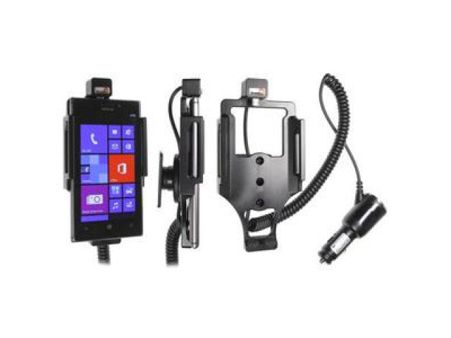 Brodit - Nokia Lumia 925 Actieve houder met 12/24V lader Let Op: Uitlopend Artikel, Kan niet retour! - Telefoon- & Tablethoud