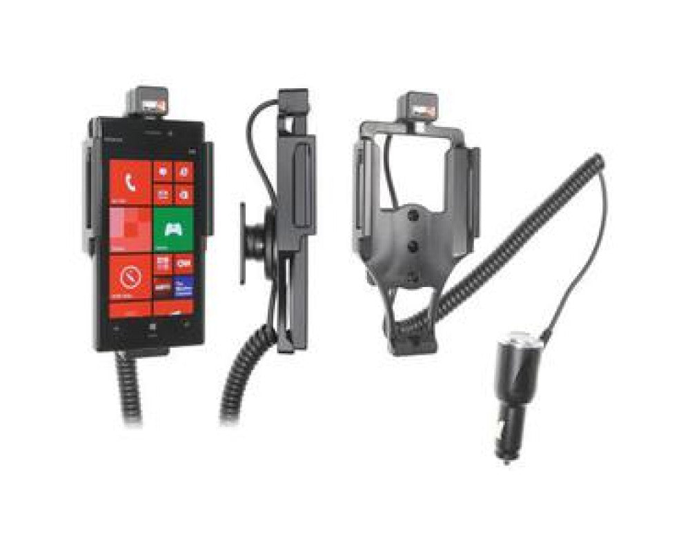 Brodit - Nokia Lumia 928 Actieve houder met 12/24V lader Let Op: Uitlopend Artikel, Kan niet retour! - Telefoon- & Tablethoud