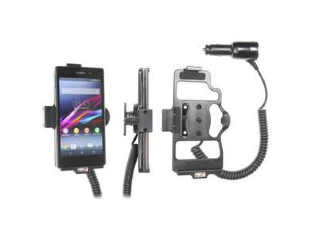 Brodit - Sony Xperia Z1 Actieve houder met 12/24V lader. Let op: Uitlopend artikel, Kan niet retour! - Telefoon- & Tablethoud