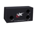 AUDIO SYSTEM enkelvoudige bandpass lege behuizing. Bandpass-behuizing van 75 Liter voor 30 cm Bas