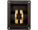 AUDIO SYSTEM 4-pins vierkante terminal met stevige, vergulde aansluitingen afbeelding 2