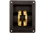 AUDIO SYSTEM 4-pins vierkante terminal met stevige, vergulde aansluitingen afbeelding 3